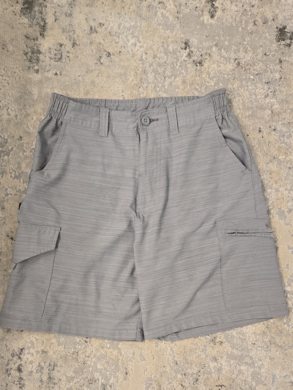 Reel Legends Light Gray Cargo Shorts